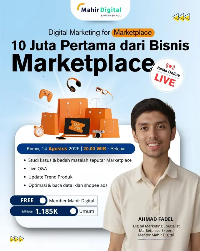 Poster webinar Mahir Digital