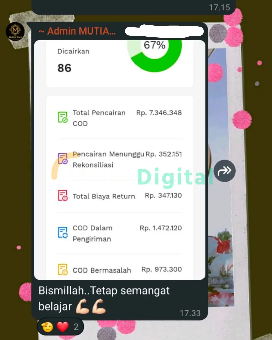 Hasil member Mahir Digital
